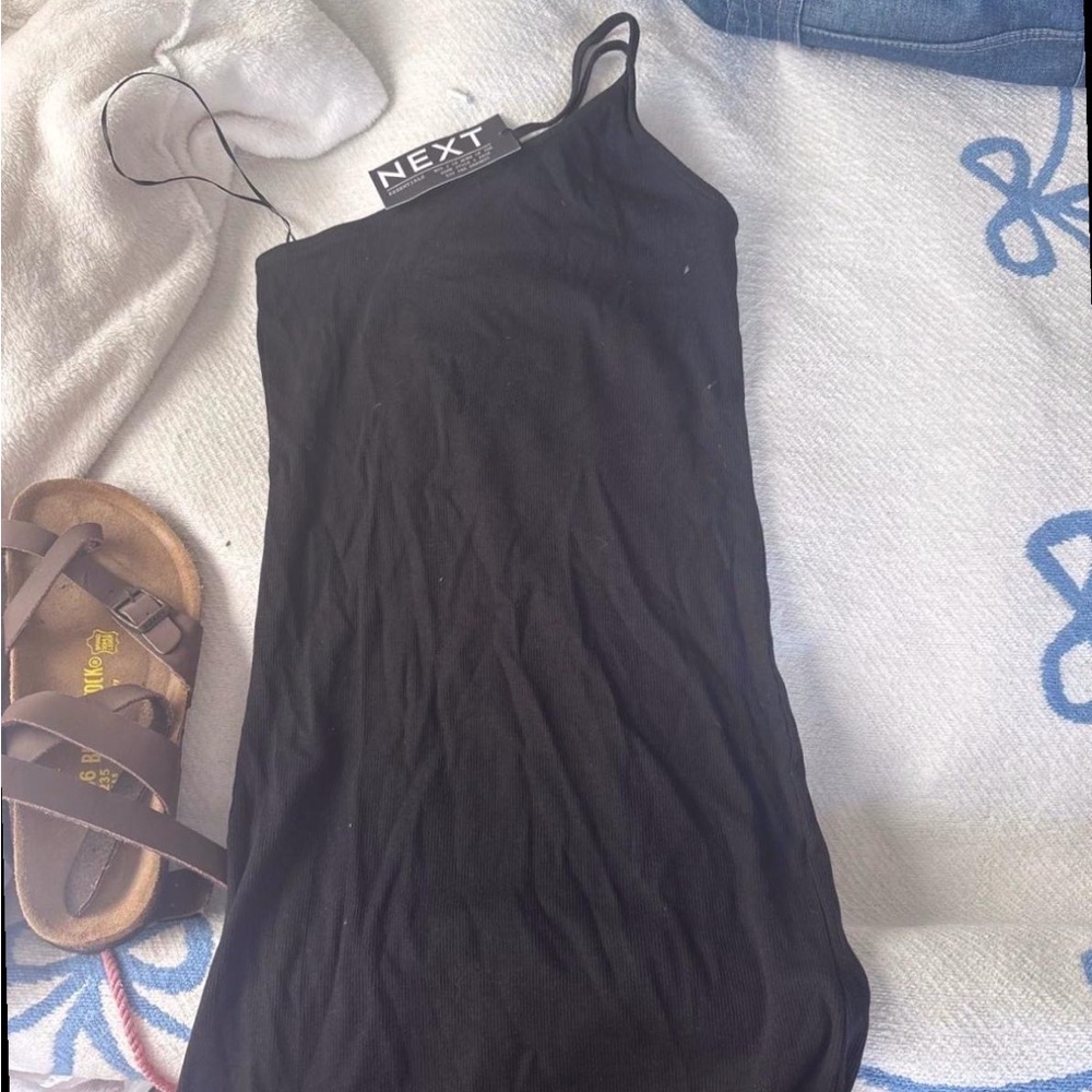 NEXT Elegant Black One-Shoulder Dress
